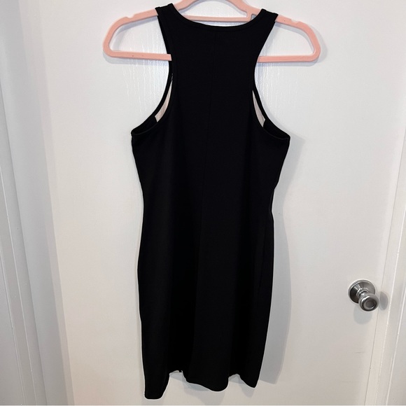 Express Geometric Black and Pink Mini Dress - Picture 3 of 7